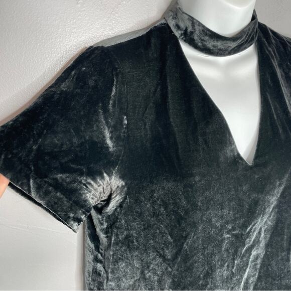 MADEWELL Velvet Choker Top Womens Size Small Spacecore Fairycore Whimsigoth Rave - Picture 3 of 7